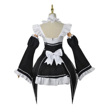 Load image into Gallery viewer, Anime Ram Rem Lolita Meid Cosplay Re Leven In Een Andere Wereld dan Nul Kostuums Vrouwen Loli Jurk Halloween Feestpak