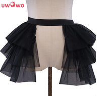 Load image into Gallery viewer, UWOWO Petticoat Crinolines Genshin Series Petticoat Universal Black White Maid Best Match Petticoat