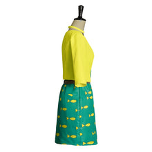 Load image into Gallery viewer, Princess Carolyn Cosplay Costume Yellow Coat Green Dress Full Suit for Women Halloween Carnival Fancy Outfit