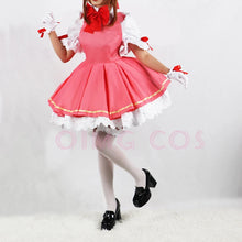 Load image into Gallery viewer, KINOMOTO SAKURA Cosplay Costume Carnival Uniform Wig Anime Halloween Costumes Women Game