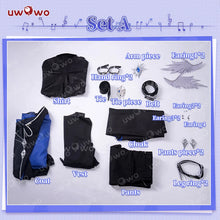 Load image into Gallery viewer, IN STOCK UWOWO Sunday Cosplay Game Honkai Star Rail Sunday Black Suit Cosplay Costume Man Male Costume Halloween Costume