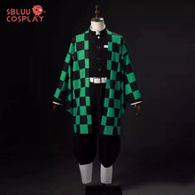 Load image into Gallery viewer, SBluuCosplay Kamado Tanjirouu Tanjiro Cosplay Costume Embroidery SR Quality TR Material