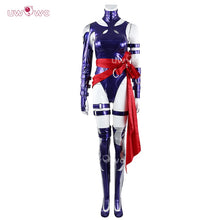 Load image into Gallery viewer, UWOWO Collab Series: Game Psylockeee Cosplay Women Bodysuit Blue Costume Halloween Costume