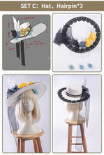 Load image into Gallery viewer, IN STOCK UWOWO Navia Cosplay Game Genshin Impact Fanart Navia Gown Dress Cosplay Costume Halloween Costume