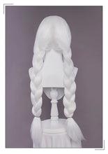 Load image into Gallery viewer, IN STOCK UWOWO Game Le Malin Rabbit Cosplay Wig 80cm Silver White Long braided Hair For Halloween Outfit