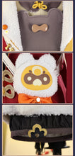 Load image into Gallery viewer, UWOWO Xiangling Cosplay Collab Series: Game Genshin Impact XiangLing New Year's Cheer outfit Lantern Rite Cosplay Costume Bag
