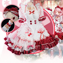 Load image into Gallery viewer, IN STOCK UWOWO Game Arknights Goldenglow Susie Party in the Garden Cosplay Costume with Bow Maid dress Pink Halloween costume
