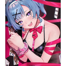 Load image into Gallery viewer, Miku Rabbit Hole Cosplay Wig Black Patent Leather Bunny Girl Sexy Cute Halloween Cosplay Costumes Headdresses Clothes Bows G # 1