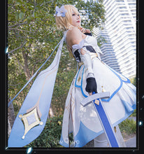 Load image into Gallery viewer, LAST BATCH UWOWO Traveler Lumine Cosplay Costume Game Genshin Impact Female Lumine Dress Full Set Oufits with Shinning Lights