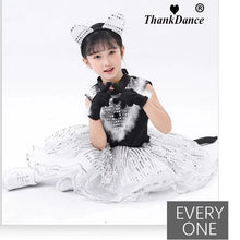 Load image into Gallery viewer, Cute Cat Cosplay for Kids Cat Girl Costumes Girl and Boys Cosplay Animal Dance Costumes for Children Halloween Clothing