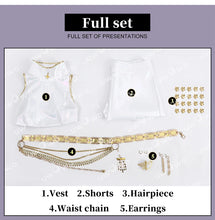 Load image into Gallery viewer, UWOWO Rumi Cosplay Collab Series: Kpop Huntrix Rumi White Holographic Performance Cosplay Costume XS-3XL Halloween Costume