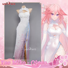Load image into Gallery viewer, LAST BATCH UWOWO Genshin Impact Fanart: Yae Miko Qipao Chinese Style Dress Cosplay Costumes