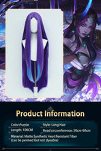 Load image into Gallery viewer, UWOWO Irelia Wig Game League of Legends/LOL: Spirit Blossom Irelia Cosplay Wig Long Hair Purple Wig Halloween Wig