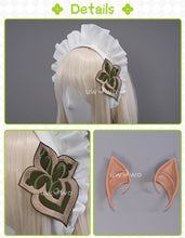 Load image into Gallery viewer, IN STOCK UWOWO Nahida Cosplay Genshin Impact Cosplay Fanart Nahida Cute Maid Cosplay Maid Dress Ice-green Halloween Outfit