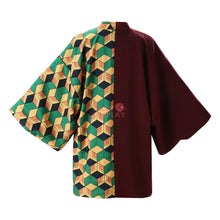 Load image into Gallery viewer, SBluuCosplay Tomiokaa Giyuu Cosplay Costume Haori Embroidery SR Quality TR Material