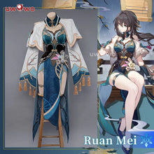 Load image into Gallery viewer, IN STOCK UWOWO Honkai Star Rail Ruan Mei Cosplay RuanMei HSR Cosplay Costume Full Set Role Play Outfits