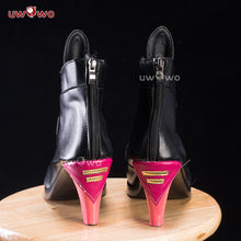 Load image into Gallery viewer, UWOWO Carlotta Shoes Game Wuthering Waves Carlotta Montelli Cosplay Shoes Black shoes Woman Size 36-43