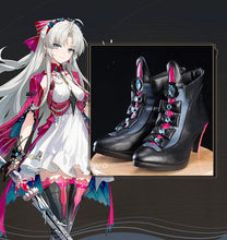 Load image into Gallery viewer, UWOWO Carlotta Shoes Game Wuthering Waves Carlotta Montelli Cosplay Shoes Black shoes Woman Size 36-43
