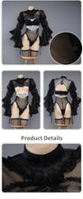Load image into Gallery viewer, IN STOCK UWOWO Nierr: Automataa 2B Cosplay Black/White Wedding Dress Bride Halloween Christmas Cosplay Costume