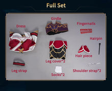 Load image into Gallery viewer, IN STOCK UWOWO League of Legends/LOL: Ahri Champion Nine Tails Wildd Riftt Game Cosplay Costume Ahri Halloween Cosplay