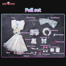 Load image into Gallery viewer, IN STOCK UWOWO KAngell Cosplay Game Needyy Streamerr Overloadd KAngell Magical Girl Fanart Cosplay Costume Halloween Costume