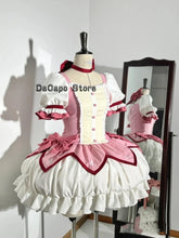 Load image into Gallery viewer, Madoka Kaname Cosplay Costume Wig Puella Magi Madoka Magica Pink Lolilta Cute Dress Madoka Choker Shoes Anime Cosplay Outfits