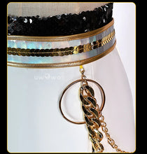 Load image into Gallery viewer, UWOWO Zoey Cosplay Collab Series: Kpop Huntrix Zoey GOLDEN Performance Black Suit Cosplay Costume XS-3XL Halloween Costume