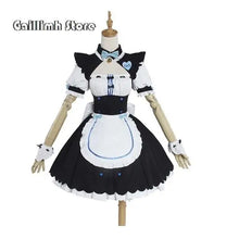 Load image into Gallery viewer, Vanilla Cosplay Costume In Stock Maid Dress Maid Outfit NEKOPARA Chocola Vanilla OVA Maid Game Uniform Cat Neko Girl Women