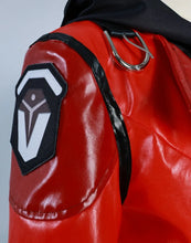 Load image into Gallery viewer, Vi Acrane Cosplay Costume Game Arcane Vi Red Wig Leather Jacket Halloween Carnival Outfits Vi Shoes Boots