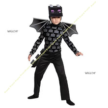 Load image into Gallery viewer, Cosplay Costumes Boys Children M I New Green E Clothes Gray Onesie Child St e Ve Game Character Performance Christmas Halloween