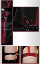 Load image into Gallery viewer, IN STOCK UWOWO Genshin Impact Cosplay Fanart Arlecchino The Knave Music Concert Cosplay Costume Game Costume Halloween Costume