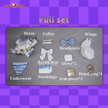 Load image into Gallery viewer, IN STOCK UWOWO Cosplay Stockingg Anarchyy Angell Cosplay Costume Dress with Wings Full Set Halloween Costumes