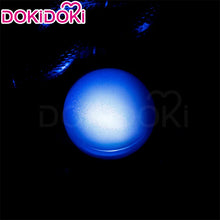Load image into Gallery viewer, IN STOCK Jinxx Wig Game DokiDoki-R Women 38cm Hair Jinxx Cosplay Mask Tattoo Necklace Nails Bun Wig Luminous Ball Free Cap