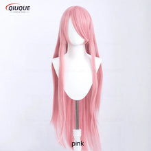 Load image into Gallery viewer, 73 Colors 100cm Long Straight Cosplay Wig Anime Compatible Universal Omopinenet Heat Resistant Synthetic Hair Wigs + Wig Cap