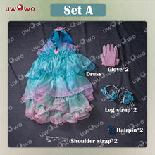 Load image into Gallery viewer, IN STOCK UWOWO Bloomm Anime Cosplay Costume Big Fairy Wings Cosplay Princes Costume Outfit Butterfly Halloween Costumes