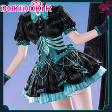 Load image into Gallery viewer, MIKUU Cosplay Costume Game Cosplay DokiDoki-R Mikku Cosplay Women Cute Black Green Lolita Dress Costume Mikuu Cosplay Wig