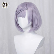 Load image into Gallery viewer, IN STOCK UWOWO Game Genshin Impact Noelle Cosplay Wig 35cm Short Game Hair Heat Resistant Synthetic Wigs