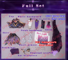 Load image into Gallery viewer, IN STOCK UWOWO League of Legend Cosplay Ahri Costume LOL Coven Ahri Costume with Ears Halloween Costume Ahri Witch Women Dress
