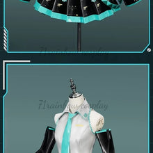 Load image into Gallery viewer, MIKUU Cosplay Mikku Formula Suits Cosplay Costume Woman Christmas Uniforms Sets Prop Wig Shoes Costumes Miku Cosplay