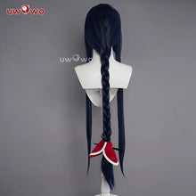 Load image into Gallery viewer, IN STOCK UWOWO Ahri Cosplay Wig Game League of Legends/LOL: Ahri Wig Champion Cosplay Wigs Ahri Hair Dark Blue 100cm Long Wig