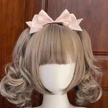 Load image into Gallery viewer, Kawaii Handmade Bow Hairclip Anime Lolita Hairpin Cosplay Headdress JK Uniform Hair Accessory Xmas Gifts