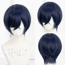Load image into Gallery viewer, ND Ciel Phantomhive Cosplay Wigs Anime Kuroshitsuji Black Butler Cosplay Wig Long and Short Hair Two Styles Wigs for Comic Con