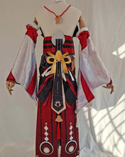 Load image into Gallery viewer, Yae Miko Full Set Guuji Yae Cosplay Costume Wig Earning Headwear Ears Tail for Comic Con