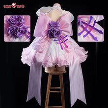 Load image into Gallery viewer, IN STOCK UWOWO Elysia Cosplay Game Honkai Impact 3: Elysia Fanart 'Luminous Sands' Dress Cosplay Cos With Bow Halloween Costume