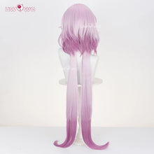 Load image into Gallery viewer, UWOWO Evernight Wig Game Honkai Star Rail Evernight Cosplay Wig March 7th Wig Long Hair White and Blue Hair Halloween Wig