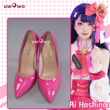 Load image into Gallery viewer, UWOWO Aii Hoshinoo Cosplay Shoes Idoll Stagee Performancee Ver. Anime Shoes High Heel 35-45 Halloween Costume