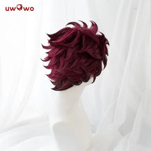 Load image into Gallery viewer, Tanjirouu Cosplay Wig 25cm Short Yellow Orange Gradient Demonn Slaying Hair
