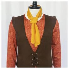 Load image into Gallery viewer, Monster Rumpelstiltskin Cosplay Costume T Shirt Brown Vest Trousers Yellow Scraf Halloween Role Playing King Dwarf Fancy Uniform