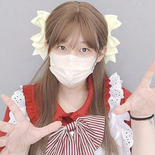 Load image into Gallery viewer, Kawaii Handmade Bow Hair Clips Anime Lolita Hairpins Cosplay Headwear JK Uniform Hair Accessory Xmas Gifts