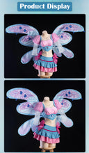 Load image into Gallery viewer, IN STOCK UWOWO Bloomm S4 Anime Cosplay Costume Big Fairy Wings Cosplay Princes Costume Outfit Butterfly Halloween Costumes